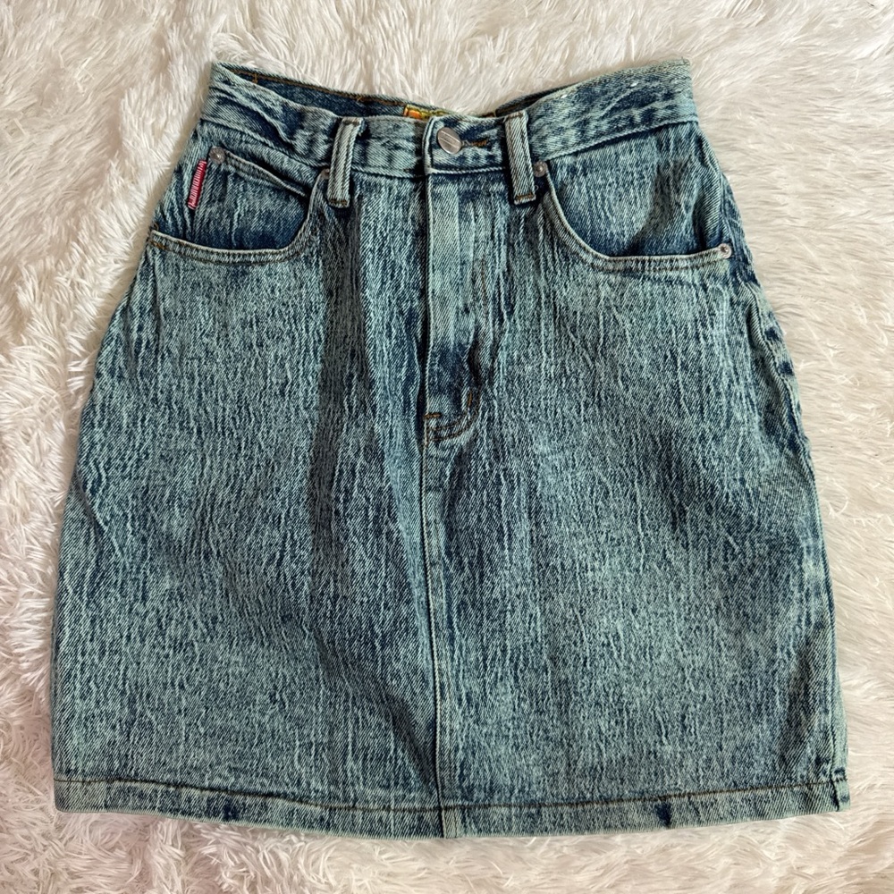 Vintage Studebaker Acidwash Skirt